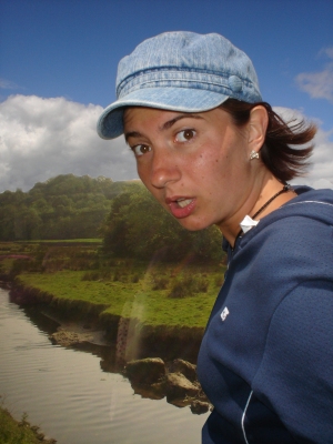 Emma Harry at the swamp lands.